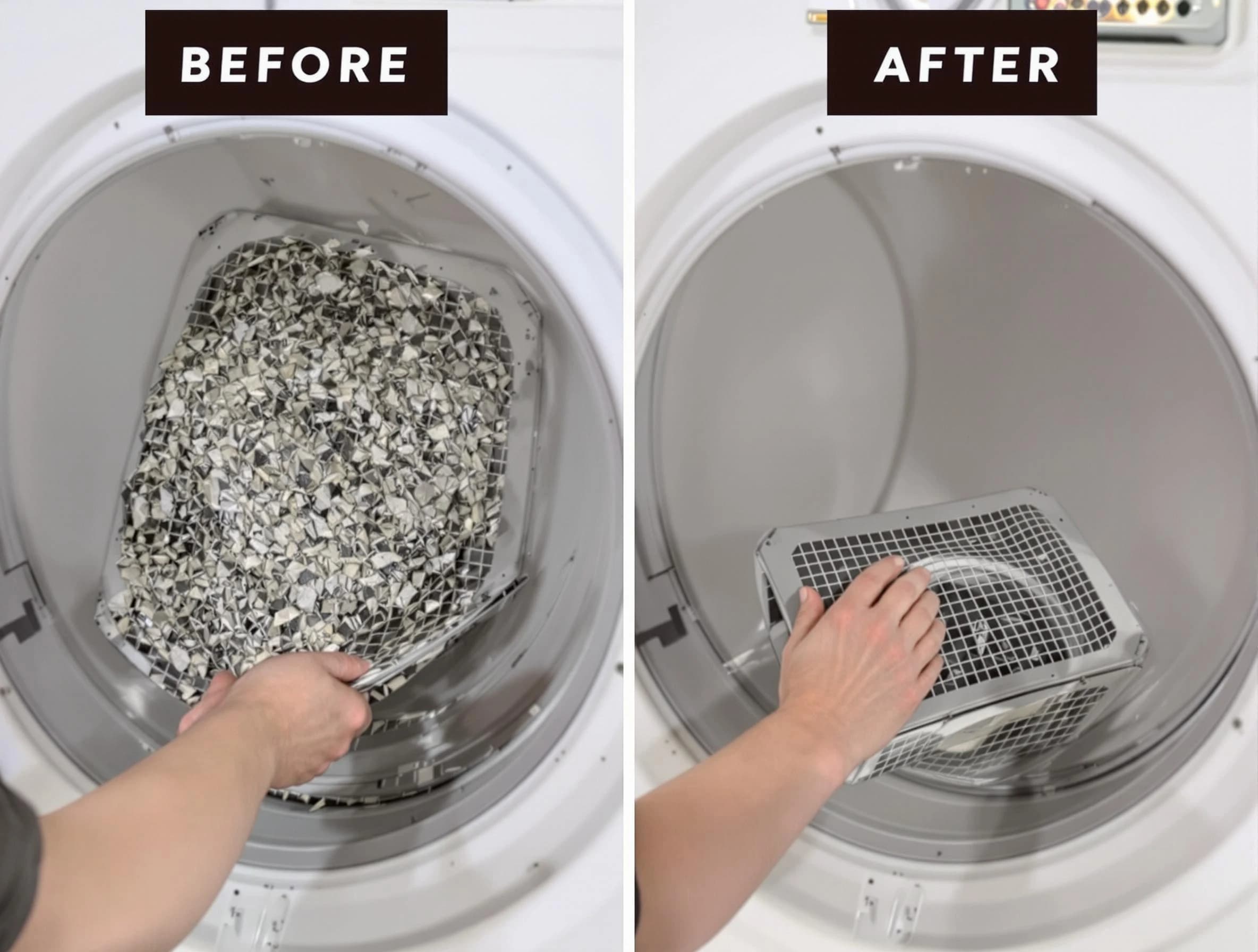 Professional lint trap cleaning by Castle Pines Village Dryer Vent Cleaning in Castle Pines Village